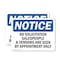 Signmission No Solicitation Salespeople And Vendors Are OSHA Notice Sign, Plastic, 10in W x 7in L, 2PK OS-2PACK-NS-P-710-L-14819 - alternate 1